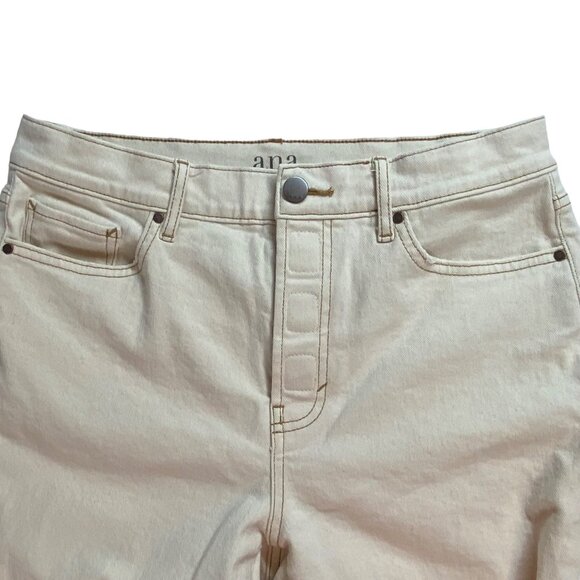 Ana Adaptive Beige Hook & Loop Fly Jeans For Women Size 30 - Picture 6 of 7